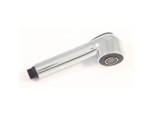 Handbrause in Chromoptik von Ideal Standard, mit ergonomischem Design und strukturiertem Kopf für Wasserstrahl. Ideal für Duschsysteme.